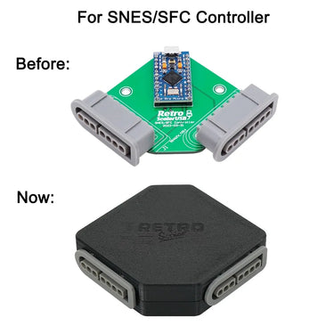 SNES/SFC to USB Adapter use your favourite Retro Controller on Windows, Pi, MiSTer